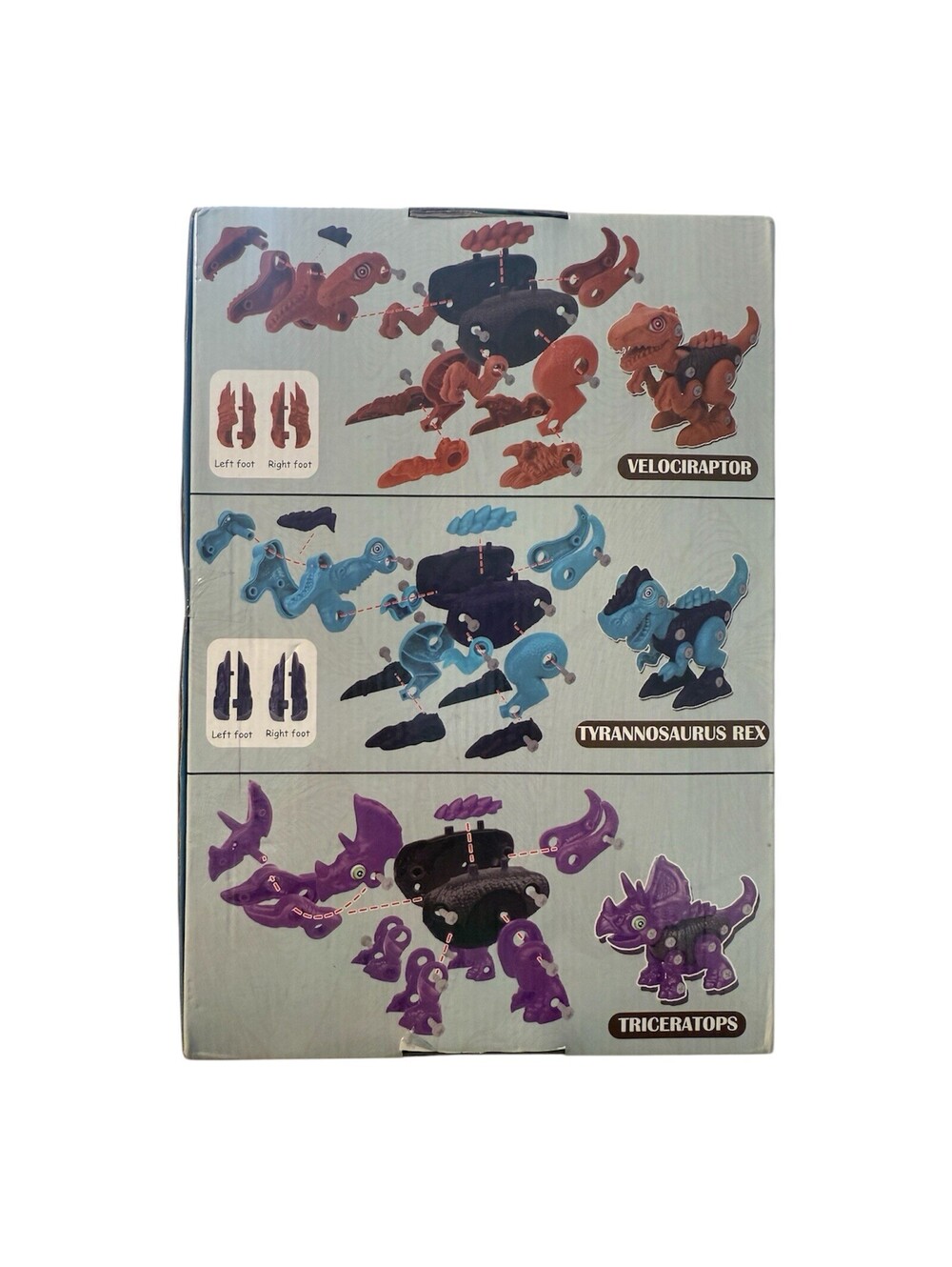 3 Pack Take Apart Dinosaurs
